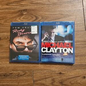 Lot of 2 Drama Blu-rays DVD – Michael Clayton & Risky Business Deluxe Ed. SEALED